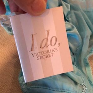 Victoria Secret panty wedding I Do rhinestone XS